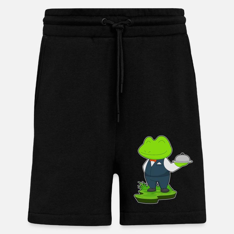 Frosch Kellner Servierplatte - Shorts - made by SPREAD - SOLID BLACK