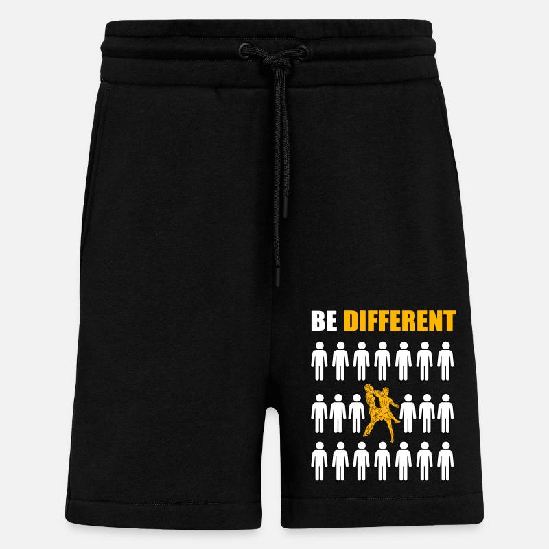 Sei anders Muay Thai - Shorts - made by SPREAD - SOLID BLACK