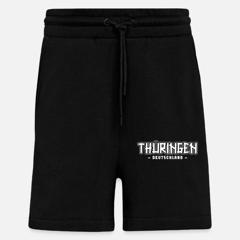 Thuringian Thuringian Thuringia - Shorts - made by SPREAD - SOLID BLACK