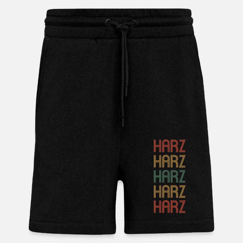 Harz - Shorts - made by SPREAD - SOLID BLACK