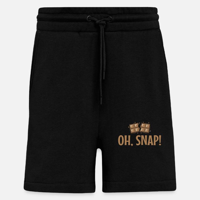 oh Snap Chocolate Milk Cocoa - Shorts - made by SPREAD - SOLID BLACK