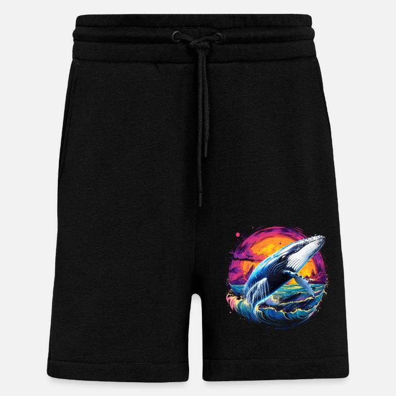 Blauwal - Shorts - made by SPREAD - SOLID BLACK