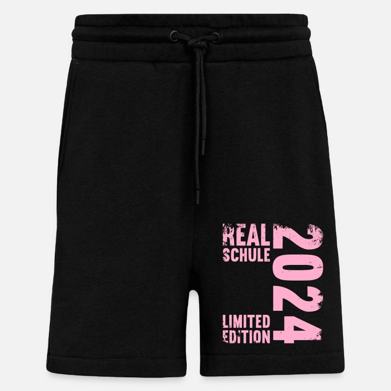Lycée Jeunes Filles Lycée 2024 - Short bio décontracté fabriqué en UE - SOLID BLACK