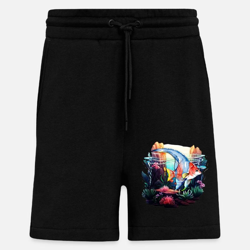Angelfish - Shorts - made by SPREAD - SOLID BLACK