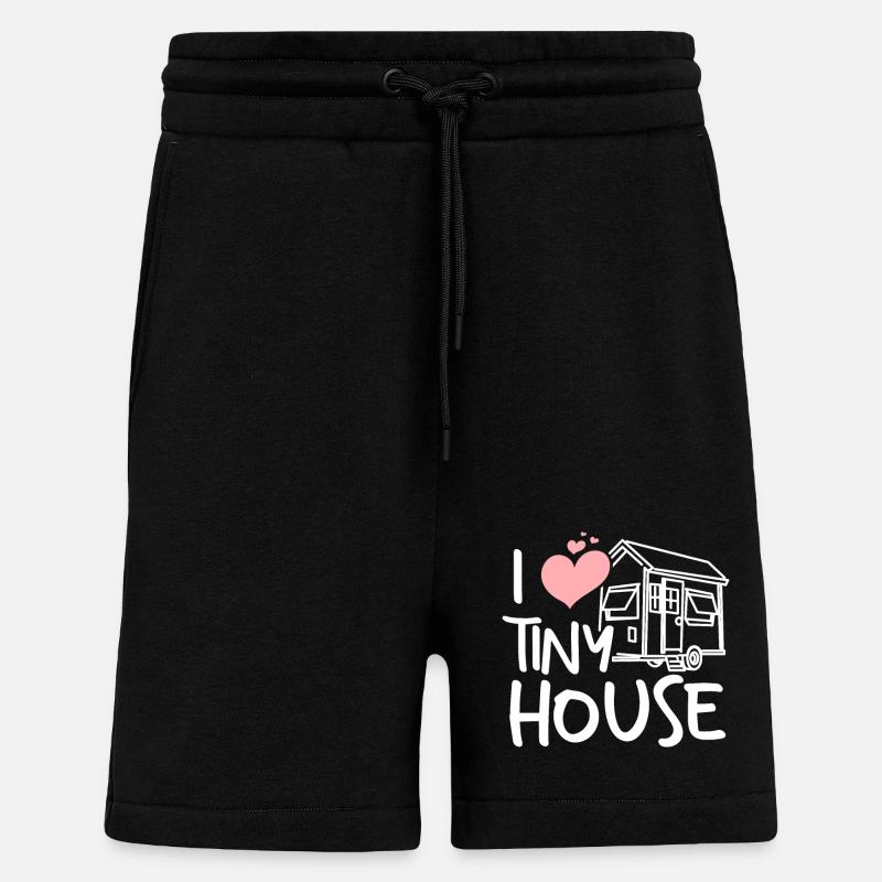 Tiny house builder - Shorts - made by SPREAD - SOLID BLACK