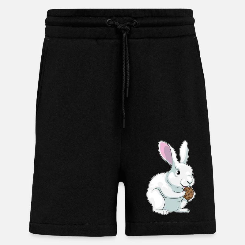 Hase Cookie - Shorts - made by SPREAD - SOLID BLACK