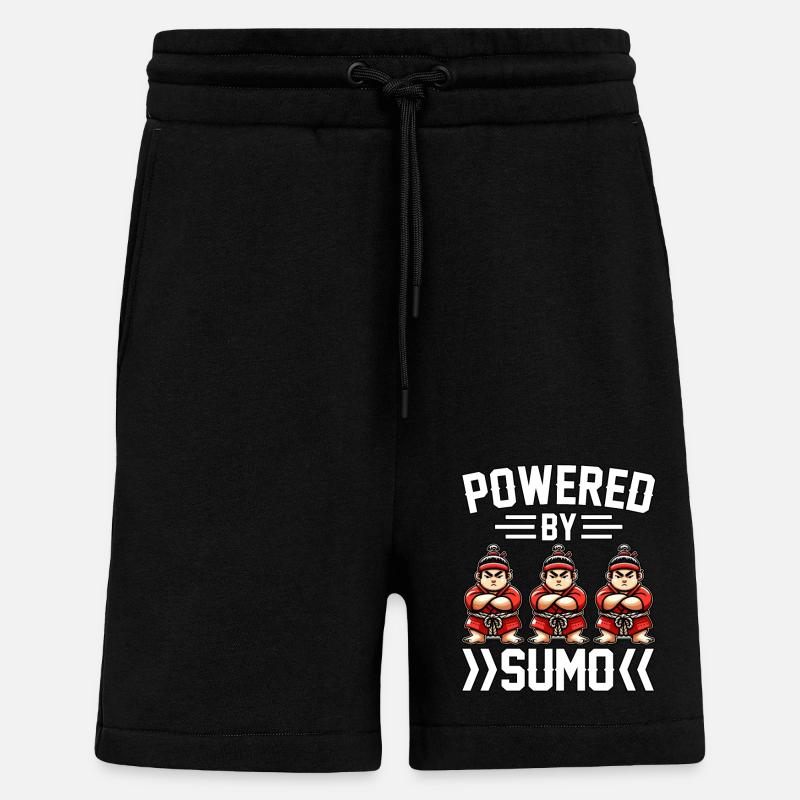 Angetrieben von Sumo - Shorts - made by SPREAD - SOLID BLACK