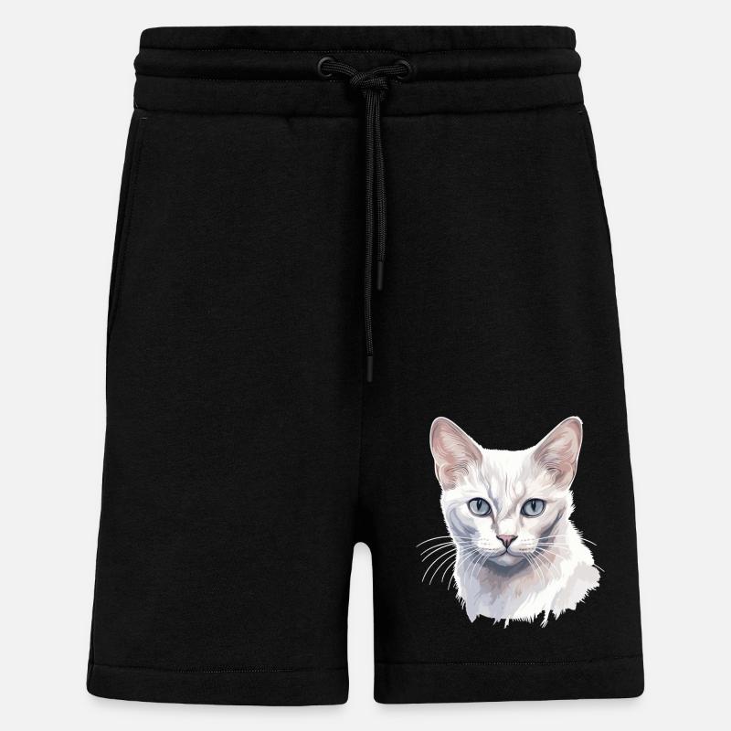 Burmilla Kätzchen Burmilla Katze - Shorts - made by SPREAD - SOLID BLACK