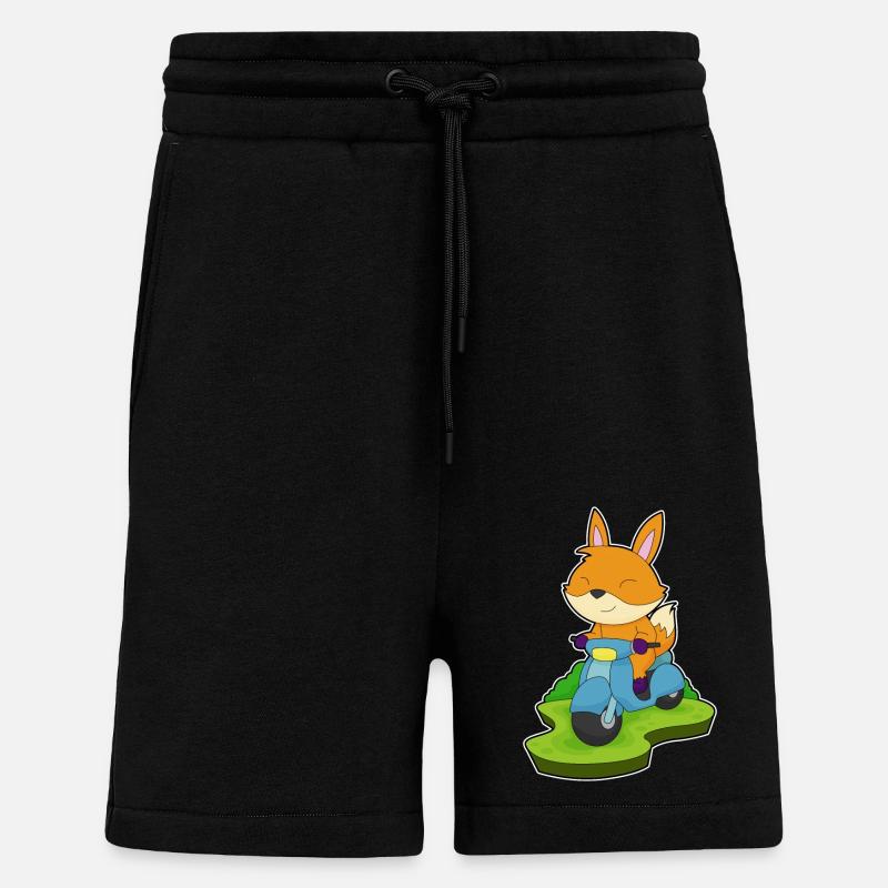 Fox Motorcycle - Shorts - made by SPREAD - SOLID BLACK