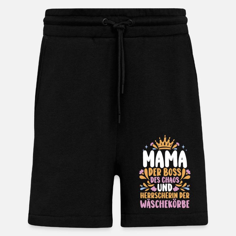 Mutter Mama - Shorts - made by SPREAD - SOLID BLACK