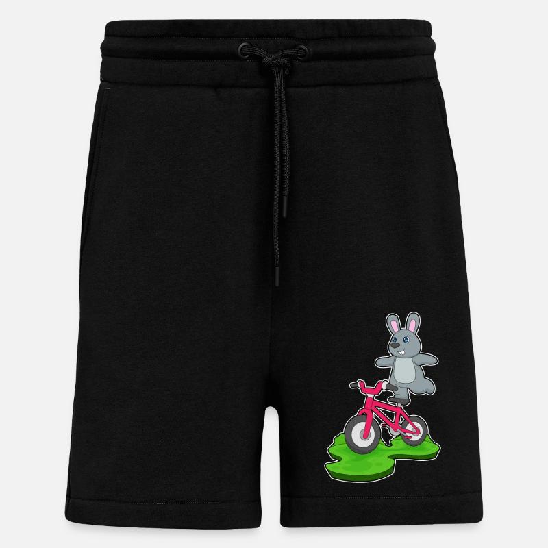 Vélo de lapin - Short bio décontracté fabriqué en UE - SOLID BLACK
