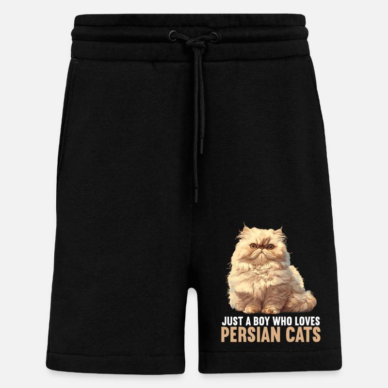 Chat persan Perserkatze - Short bio décontracté fabriqué en UE - SOLID BLACK