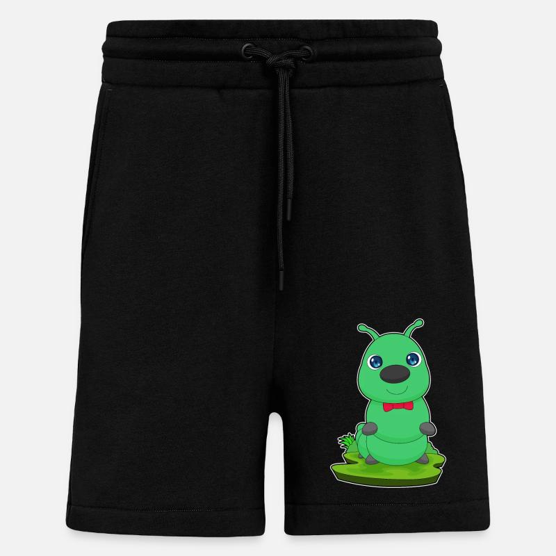 Caterpillar Loop - Shorts - made by SPREAD - SOLID BLACK