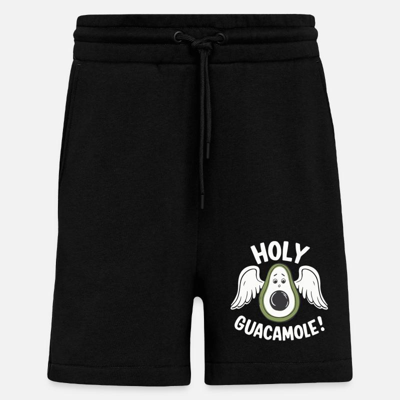 GUACAMOLE SACRÉ - Short bio décontracté fabriqué en UE - SOLID BLACK