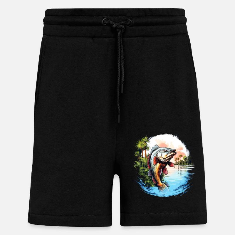Barsch-Fisch - Shorts - made by SPREAD - SOLID BLACK