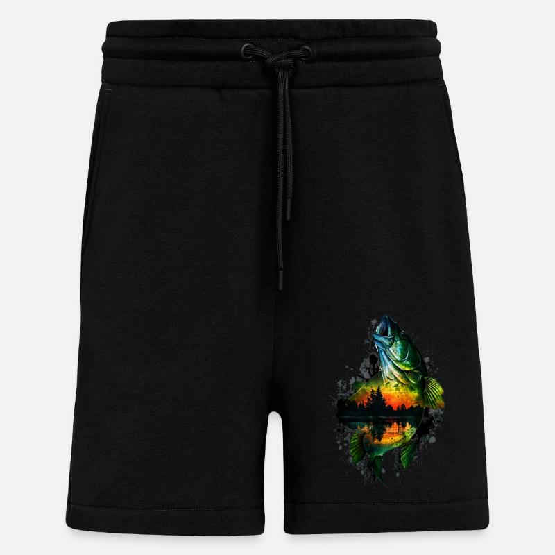Barsch-Fisch - Shorts - made by SPREAD - SOLID BLACK