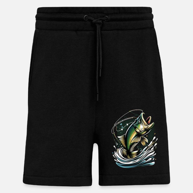 Barsch-Fisch - Shorts - made by SPREAD - SOLID BLACK