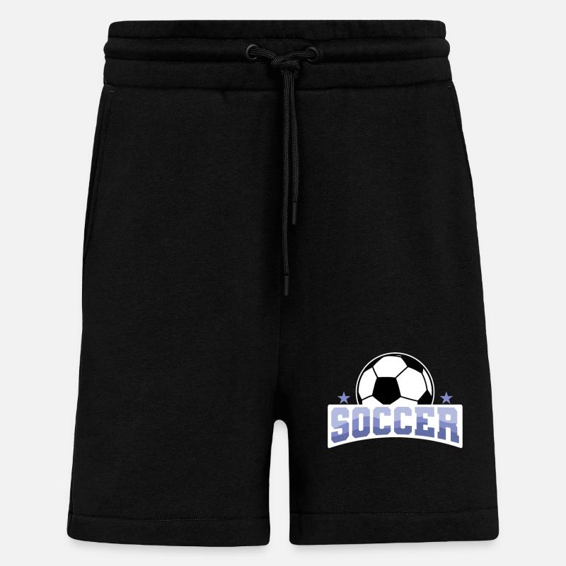 Fußball "Soccer" Freizeitfußball - Shorts - made by SPREAD - SOLID BLACK
