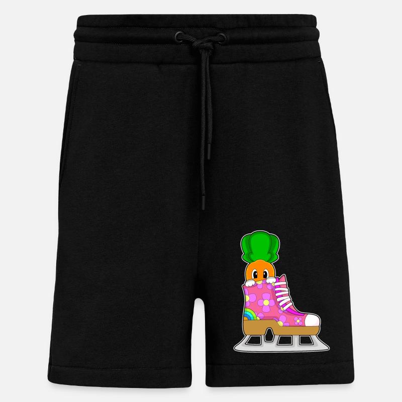 Karotte Eislaufen Schlittschuhe - Shorts - made by SPREAD - SOLID BLACK
