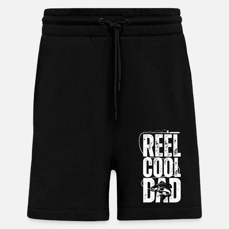 Moulinet Cool Dad - Short bio décontracté fabriqué en UE - SOLID BLACK