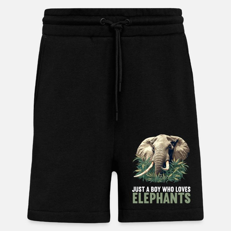 Elefanten Elefant - Shorts - made by SPREAD - SOLID BLACK