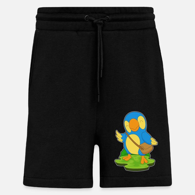 Parrot Shoulder Bag - Shorts - made by SPREAD - SOLID BLACK