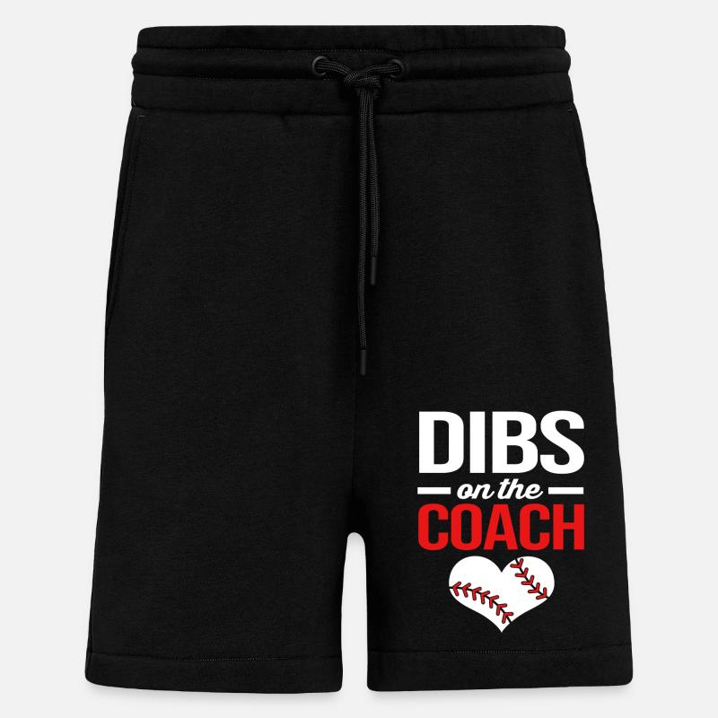 Entraîneur de baseball - Short bio décontracté fabriqué en UE - SOLID BLACK