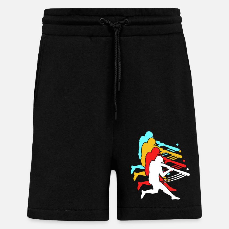 Base-ball - Short bio décontracté fabriqué en UE - SOLID BLACK