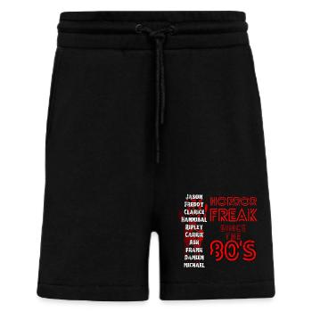 Horror Fanartikel, Horror Freak seit den 80ern - Shorts - made by SPREAD - SOLID BLACK - Vorne