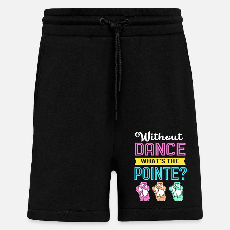 Danseuse de ballet - Short bio décontracté fabriqué en UE - SOLID BLACK