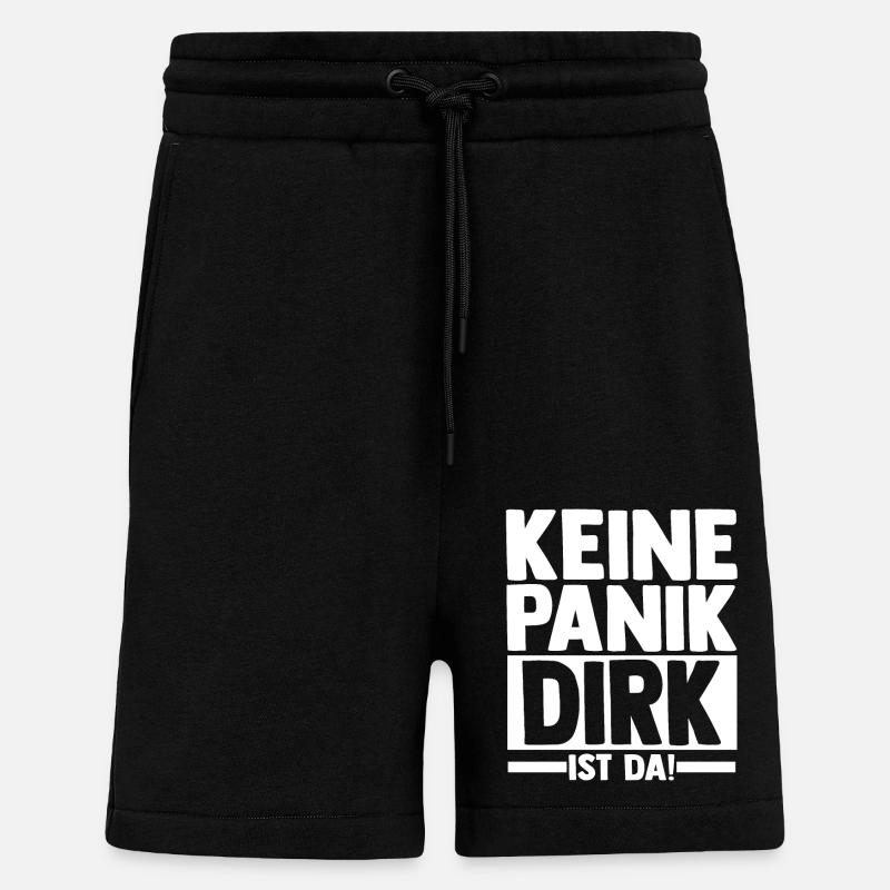First name Dirk - Shorts - made by SPREAD - SOLID BLACK