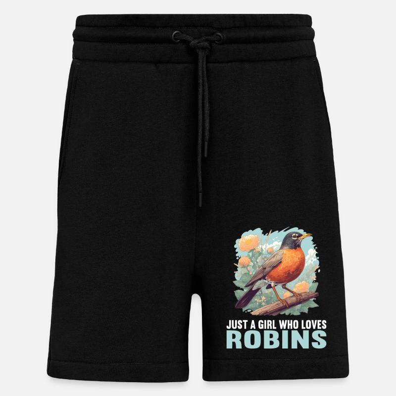 Robin Rotkehlchen - Shorts - made by SPREAD - SOLID BLACK