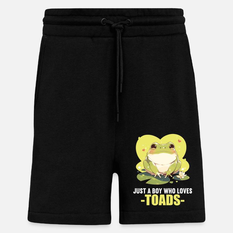 Toad Kröten Kröte - Shorts - made by SPREAD - SOLID BLACK