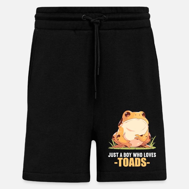 Toad Toads Toad - Shorts - made by SPREAD - SOLID BLACK