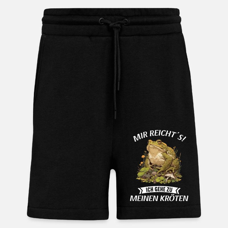 Toad Toads Toad - Shorts - made by SPREAD - SOLID BLACK