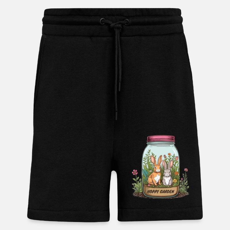 Hopfeniger Garten - Shorts - made by SPREAD - SOLID BLACK