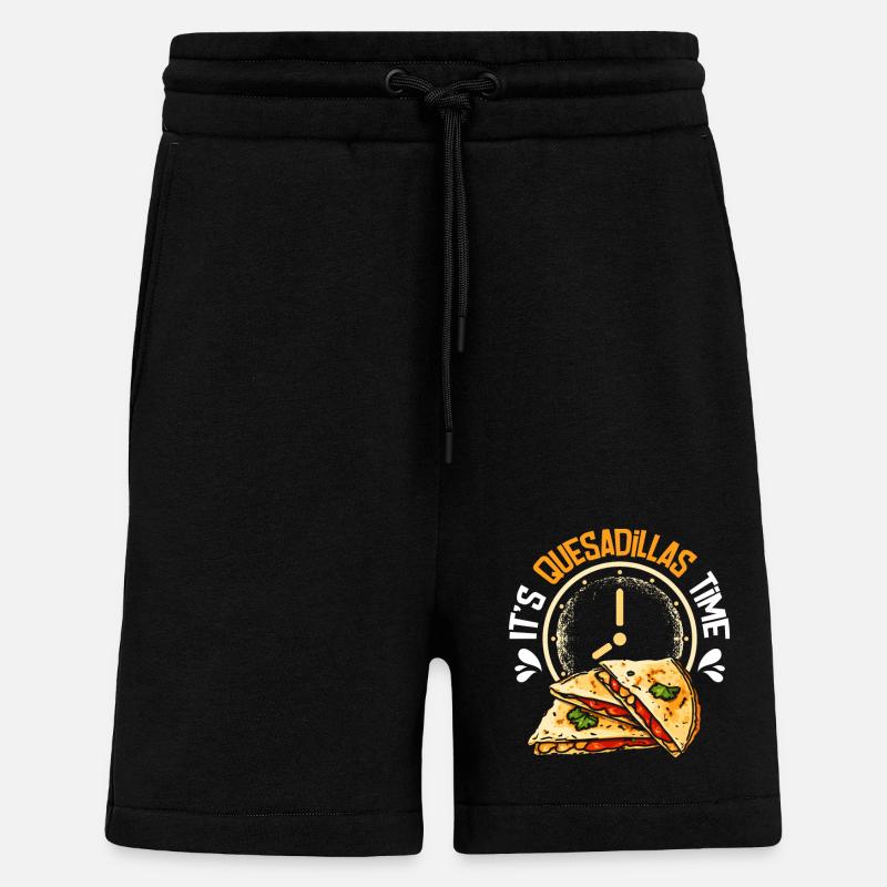 It's quesadillas time - Shorts - made by SPREAD - SOLID BLACK