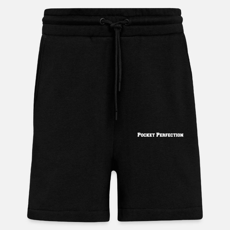 Billard - Pocket Perfection - Short bio décontracté fabriqué en UE - SOLID BLACK