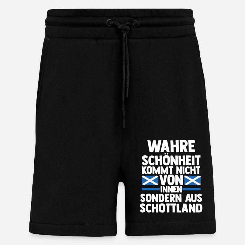 Scots Scottish Scotland - Shorts - made by SPREAD - SOLID BLACK