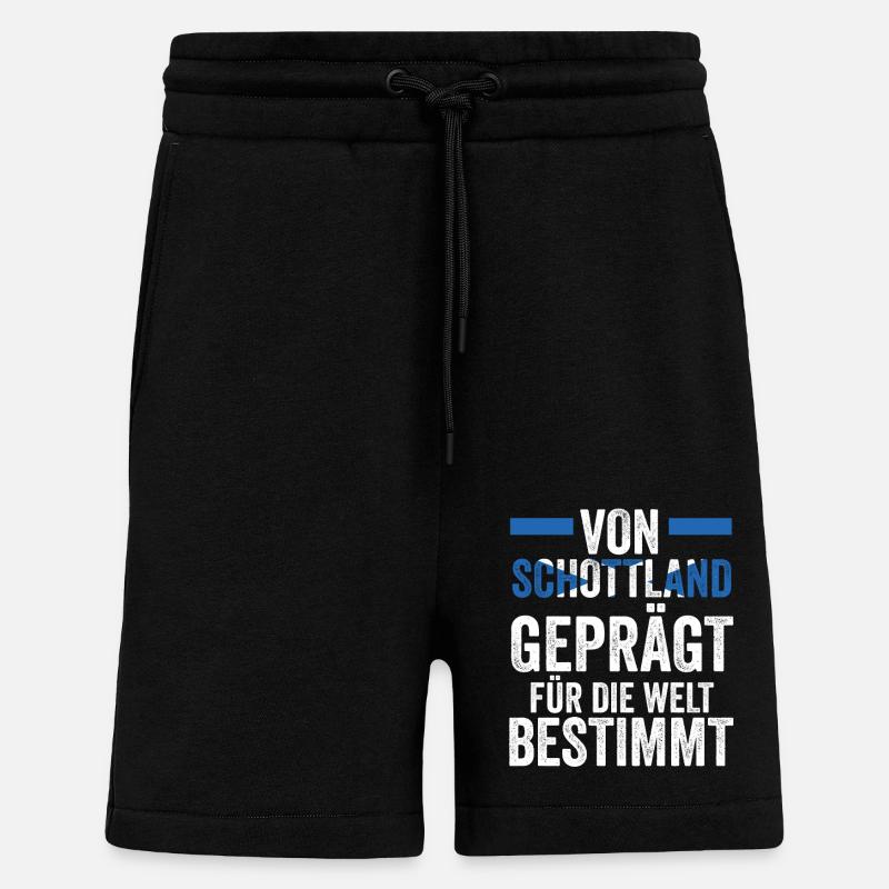 Schotten Schottisch Schottland - Shorts - made by SPREAD - SOLID BLACK