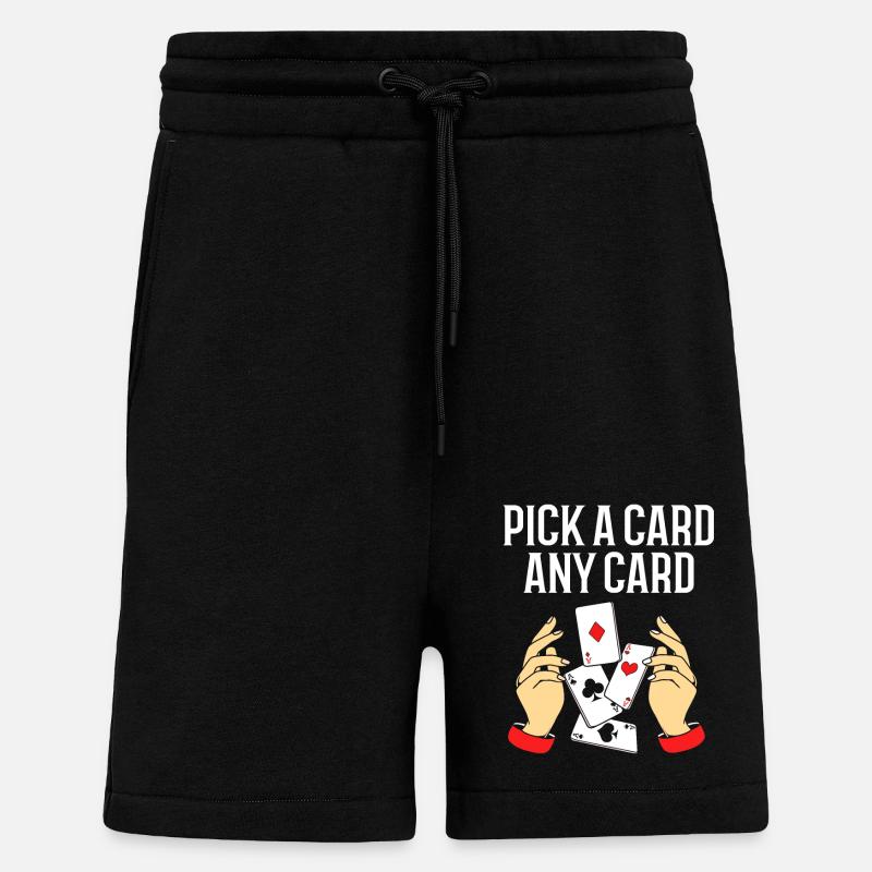 magicien magicien - Short bio décontracté fabriqué en UE - SOLID BLACK