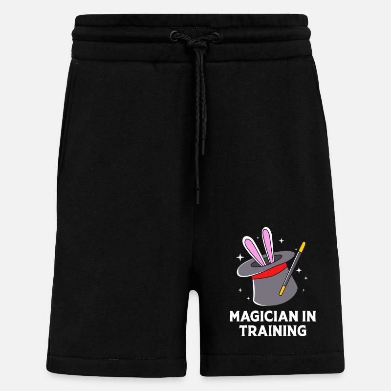 magicien magicien - Short bio décontracté fabriqué en UE - SOLID BLACK