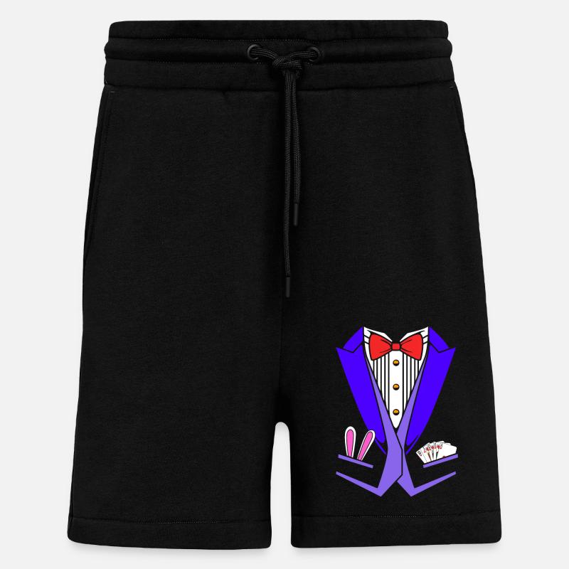 Sorcier - Short bio décontracté fabriqué en UE - SOLID BLACK
