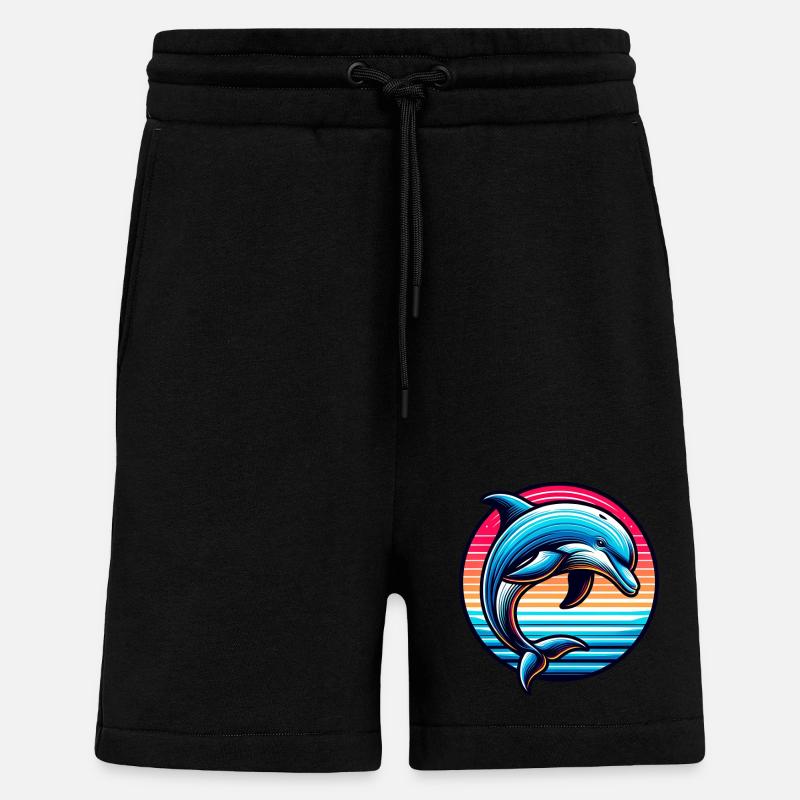 Delfin - Shorts - made by SPREAD - SOLID BLACK