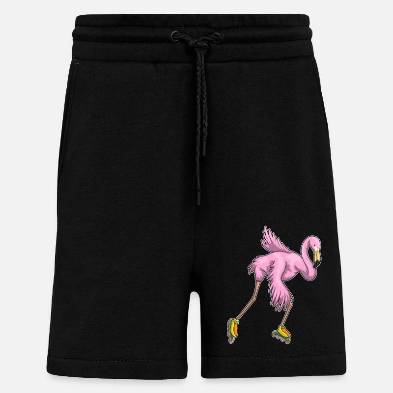 Flamingo Inline skating Rollschuhe - Shorts - made by SPREAD - SOLID BLACK