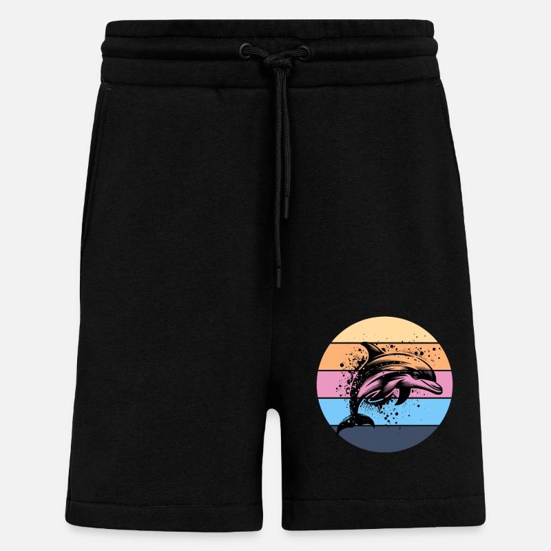 Dolphin - Shorts - made by SPREAD - SOLID BLACK