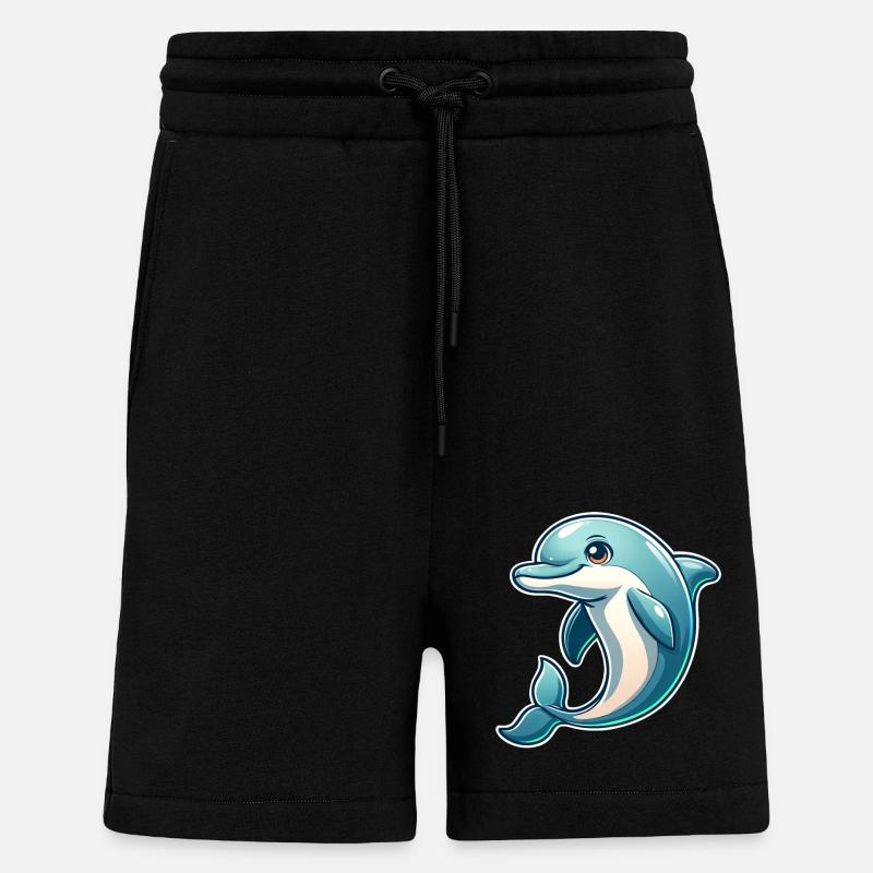 Delfin - Shorts - made by SPREAD - SOLID BLACK