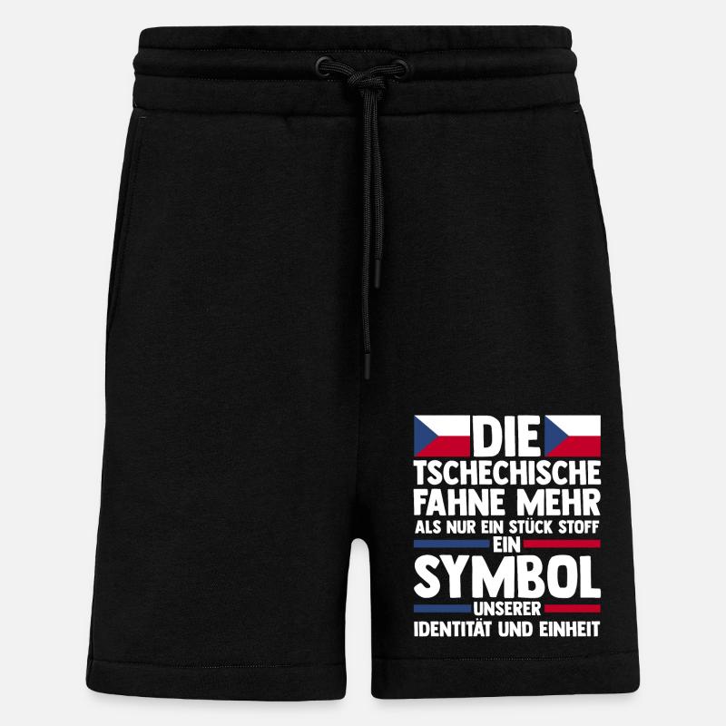 Tschechen Tschechisch Tschechien - Shorts - made by SPREAD - SOLID BLACK