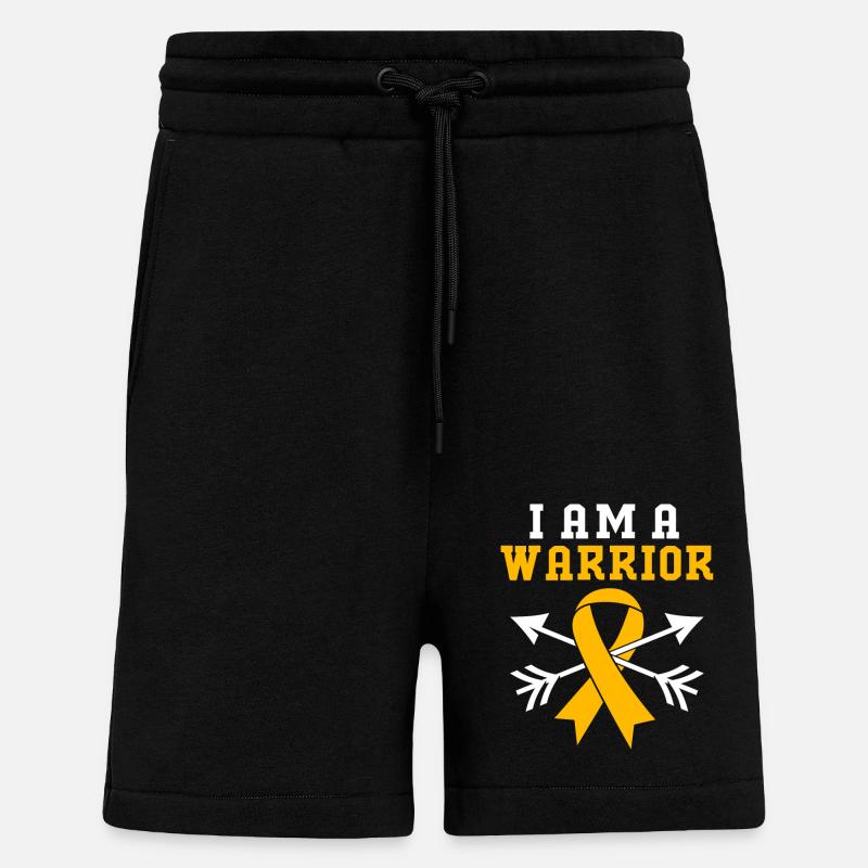Krebs Kind Krebs-Überlebender - Shorts - made by SPREAD - SOLID BLACK