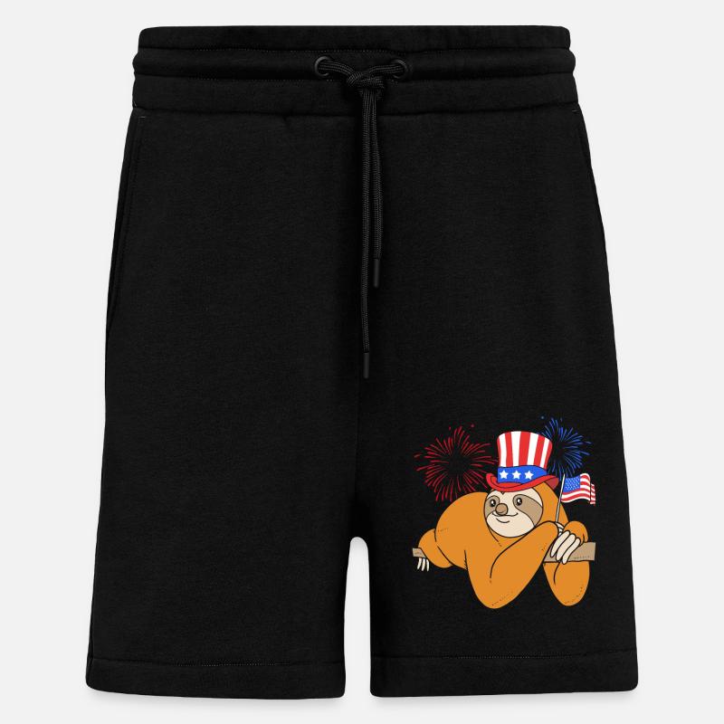 Faultier - Shorts - made by SPREAD - SOLID BLACK